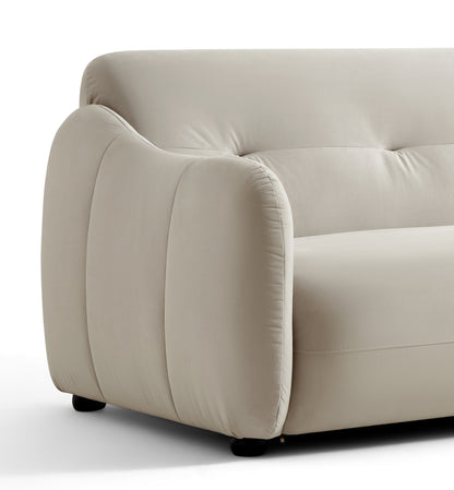 Karessa Deep Seat Sofa, 3 Seater, Beige